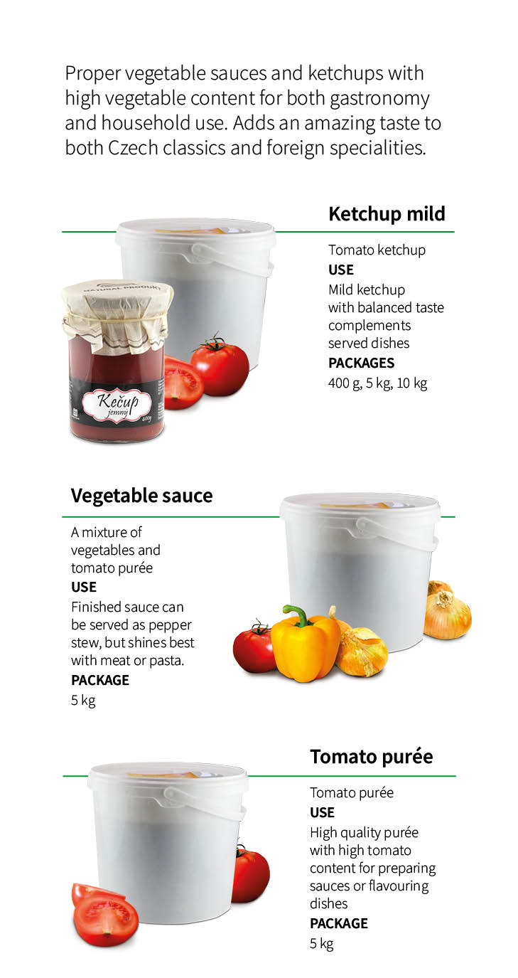 Ketchup, sauces