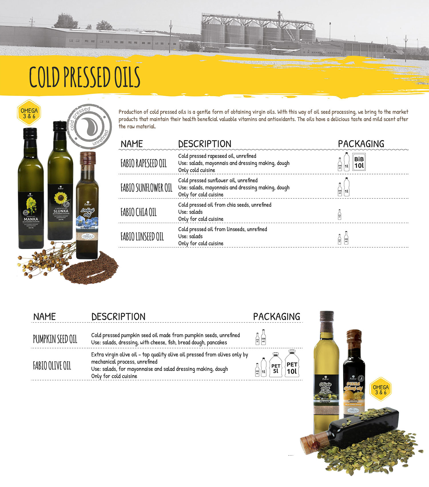 cold pressed oil